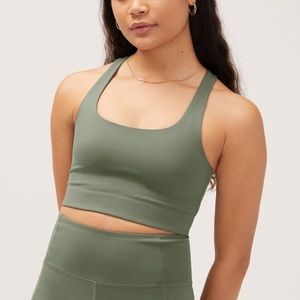 Girlfriend Collective Paloma Bra in Thyme